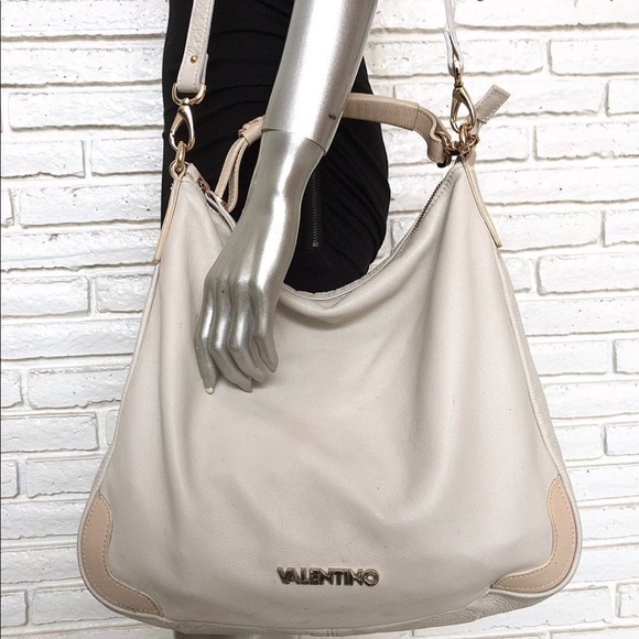 Valentino Handbags - Auth Valentino Leather Crossbody Hobo Bag Purse 👜